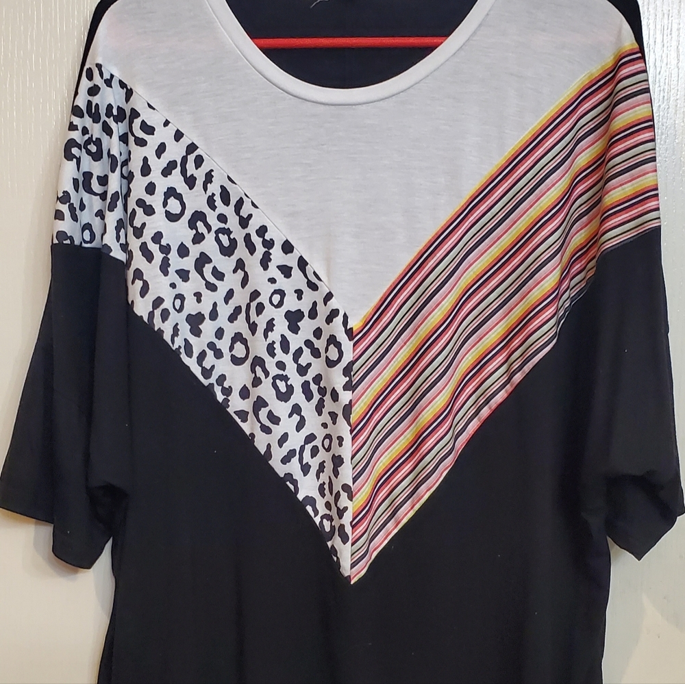 Grace & Emma striped and spotted top